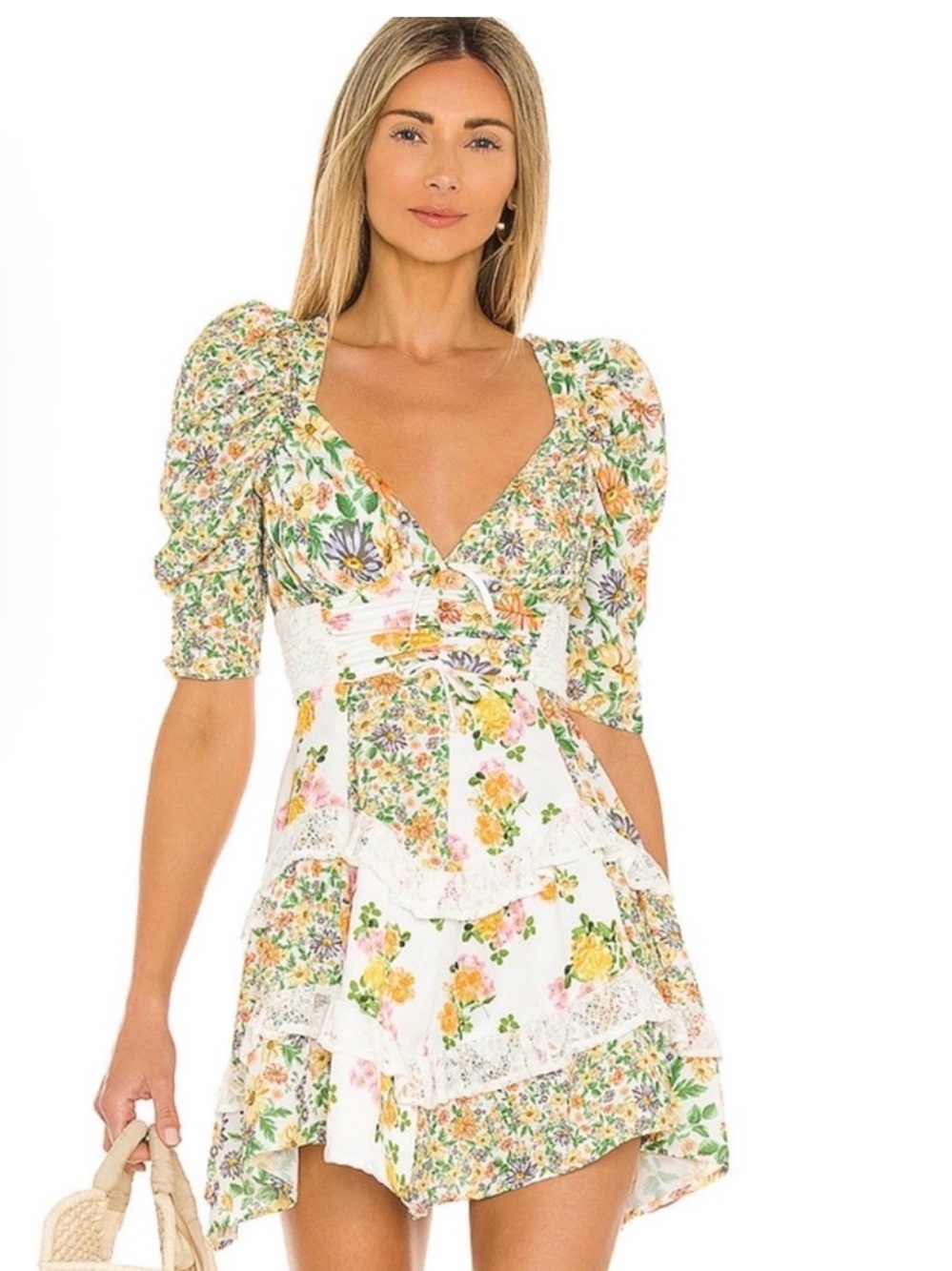 REVOLVE For Love & Lemons Rosalyn Mini Dress